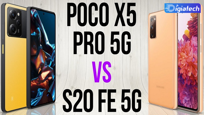 Poco X5 Pro با S20 FE 5G