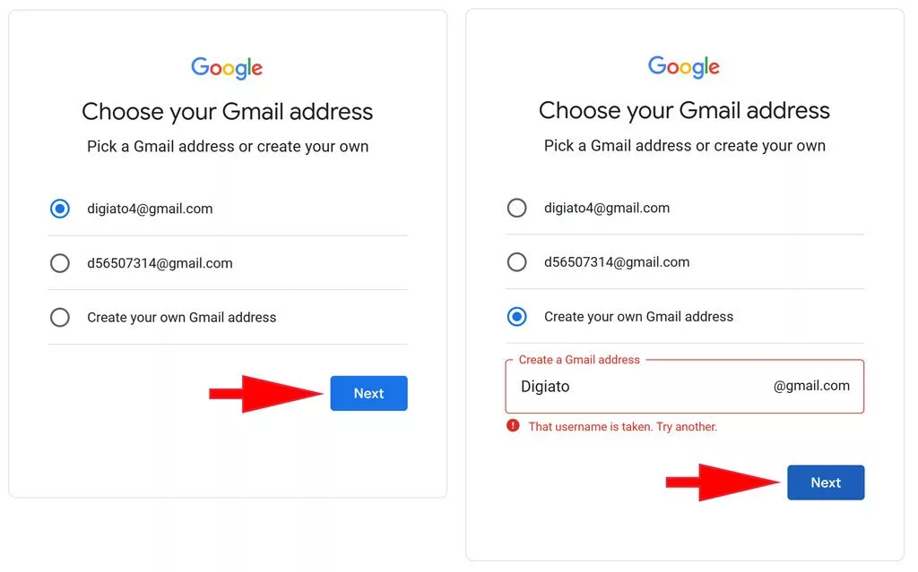  Create your own Gmail address