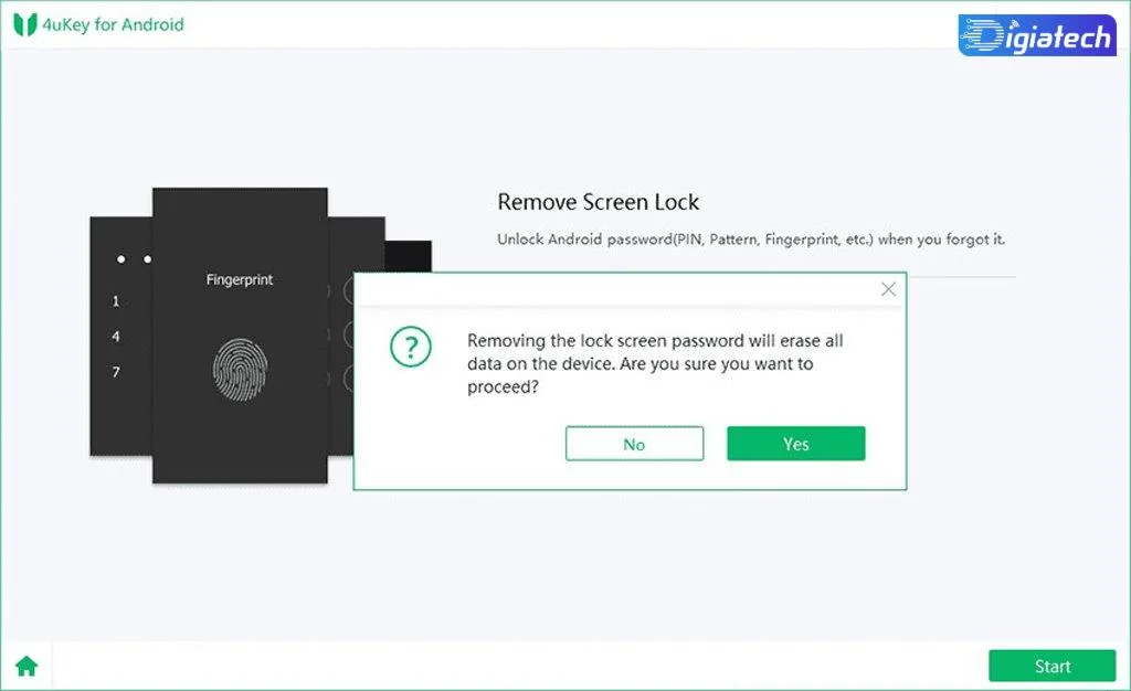 برنامه Tenorshare 4uKey برای باز کردن قفل گوشی سامسونگ