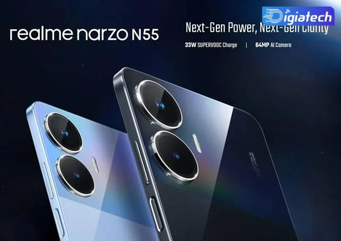 مشخصات گوشی Realme Narzo N55