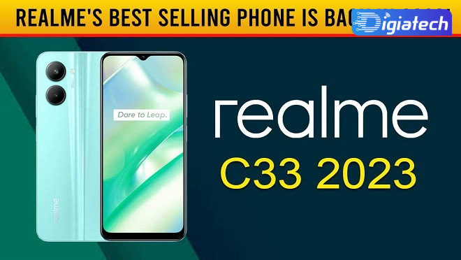 طراحی گوشی Realme C33 2023