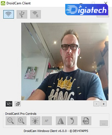 استفاده از DroidCam برای تبدیل گوشی به وبکم