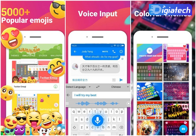 برنامه iMore Emoji Keyboard