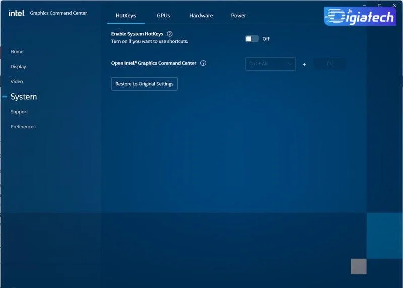 System برای غیرفعال کردن صرفه جویی در انرژی