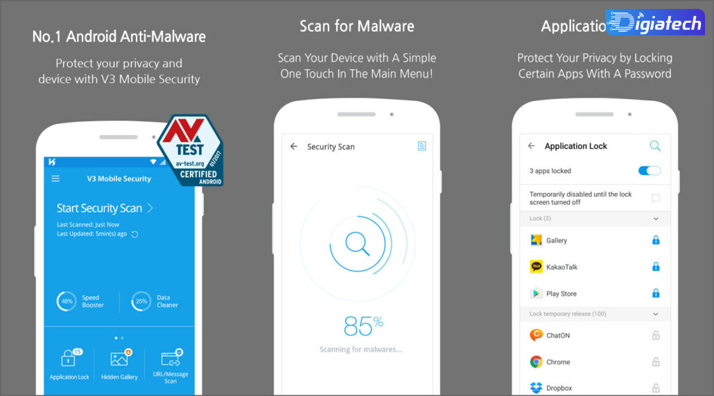 آنتی ویروس AhnLab V3 Mobile Security