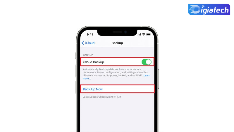 نحوه بکاپ گرفتن از آیفون با iCloud