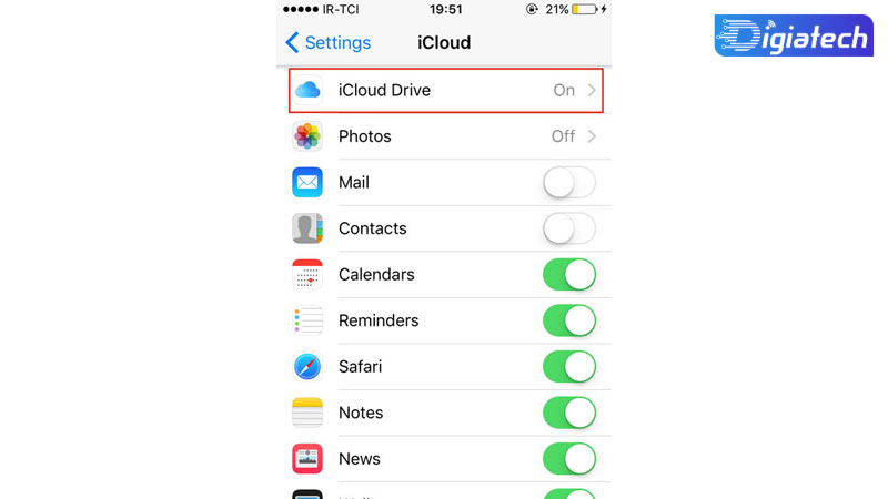 بکاپ گرفتن از فایل ‌های آیفون با iCloud