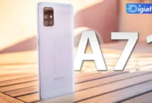 مشخصات گوشی Samsung Galaxy A71