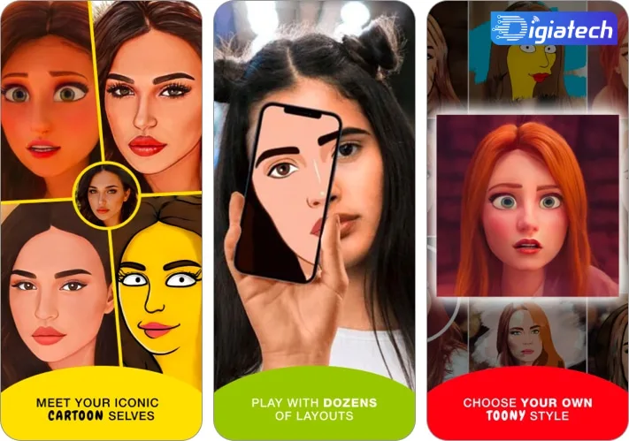 برنامه ToonMe – تنوع فیلترهای کارتونی