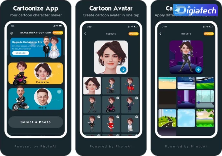 برنامه Cartoonize – برنامه ساده و راحت برای کارتونی کردن عکس آیفون