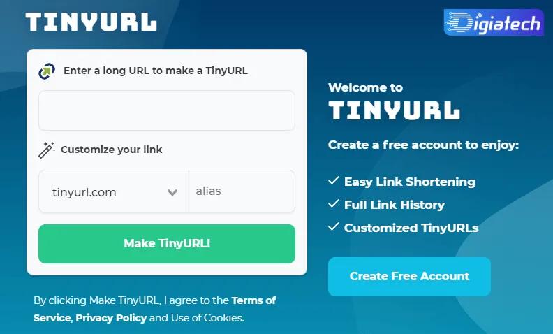 سایت TinyUrl : سرویس برای کوتاه کردن لینک