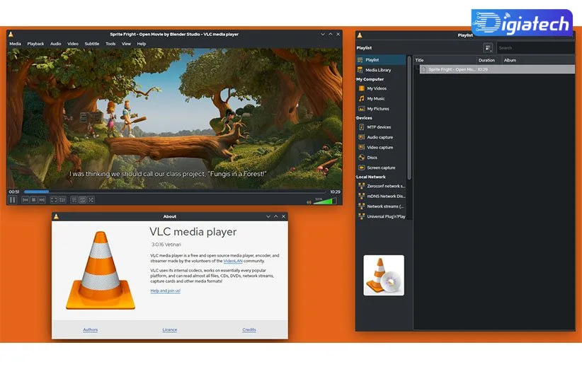 نرم افزار VLC Media Player برای تبدیل فرمت ویدیو به mp4 