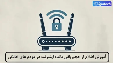 آموزش اطلاع از حجم باقی‌ مانده اینترنت در مودم‌ های خانگی