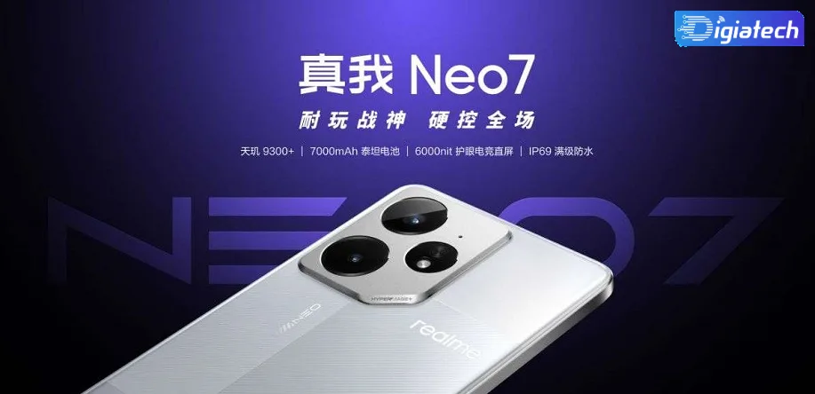 طراحی و ابعاد ریلمی نئو Realme Neo 7 طراحی و ابعاد ریلمی نئو Realme Neo 7