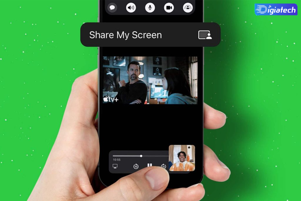 آموزش اشتراک گذاری صفحه نمایش در FaceTime آیفون آموزش اشتراک گذاری صفحه نمایش در FaceTime آیفون