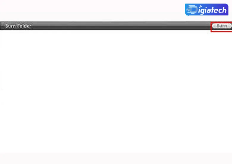مراحل رایت سی‌ دی در macOS