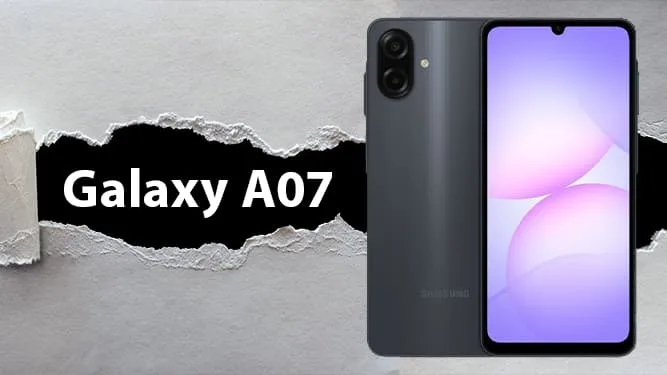 طراحی و ساخت گوشی سامسونگ گلکسی A07