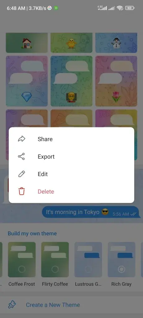 تغییر تم تلگرام در اندروید به صورت پیشرفته‌