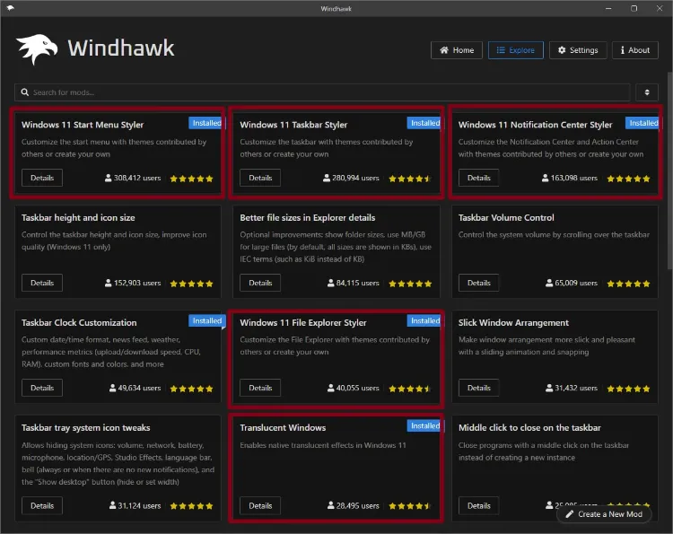 افکت شیشه ای برای ویندوز ۱۱ افکت شیشه ای برای ویندوز ۱۱