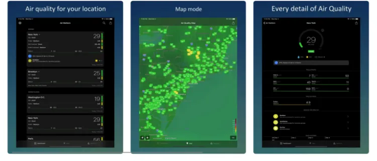 Air Matters : بهترین برنامه های آلودگی هوا