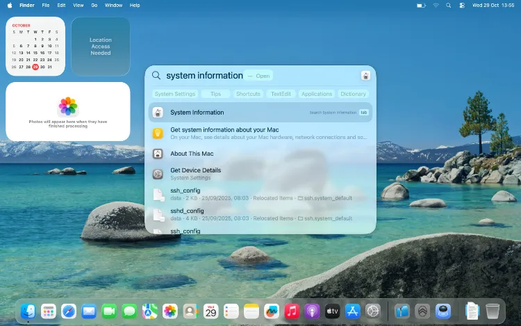 روش تشخیص سن کامپیوتر در مک اواس روش تشخیص سن کامپیوتر در مک اواس