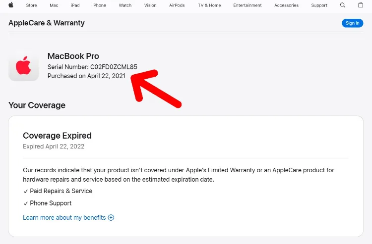 روش تشخیص سن کامپیوتر در مک اواس روش تشخیص سن کامپیوتر در مک اواس