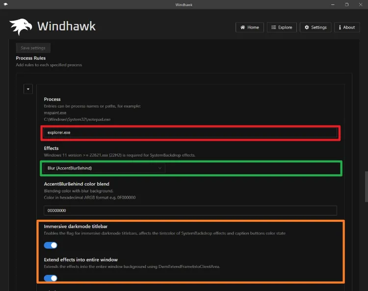 افکت شیشه ای برای ویندوز ۱۱ افکت شیشه ای برای ویندوز ۱۱