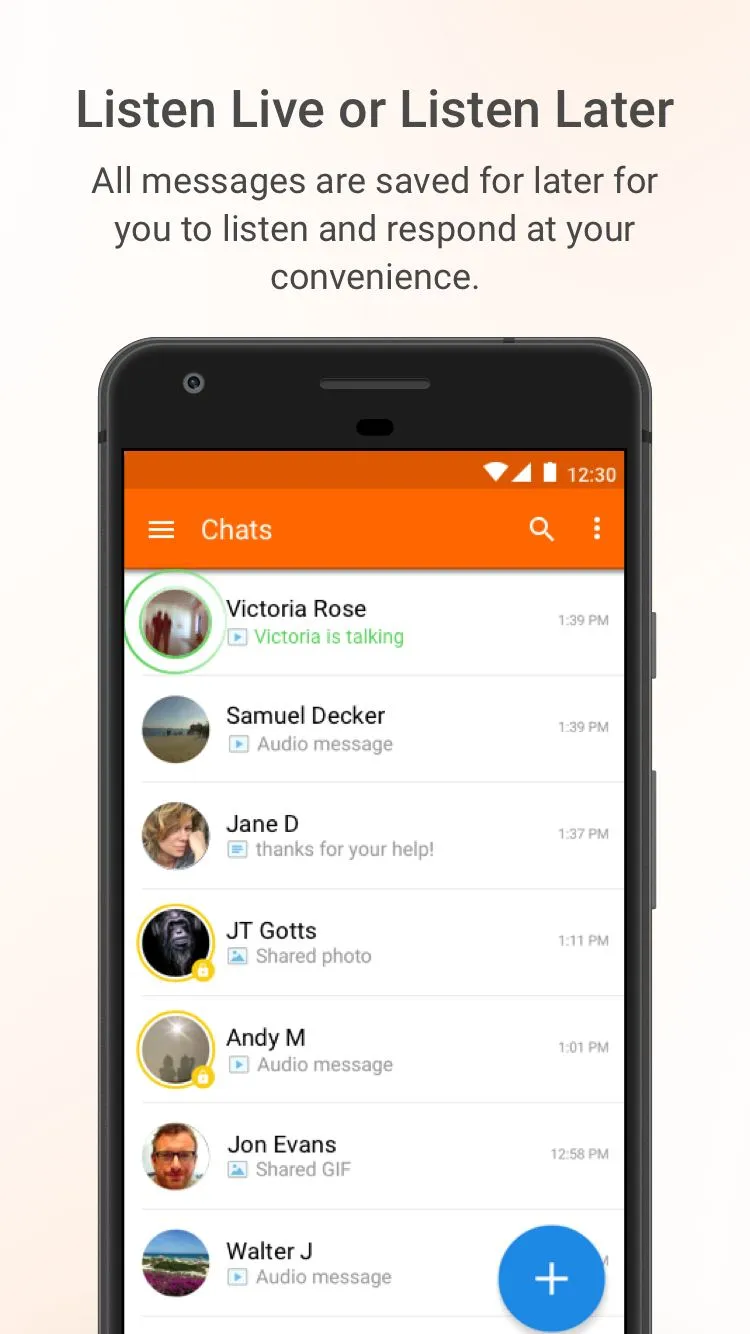 Voxer : بهترین برنامه ها بدون نیاز به اینترنت
