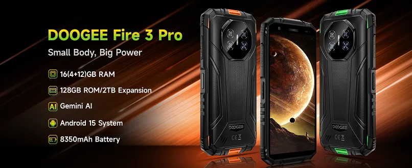 دوربین اصلی گوشی دوجی Fire 3 Pro