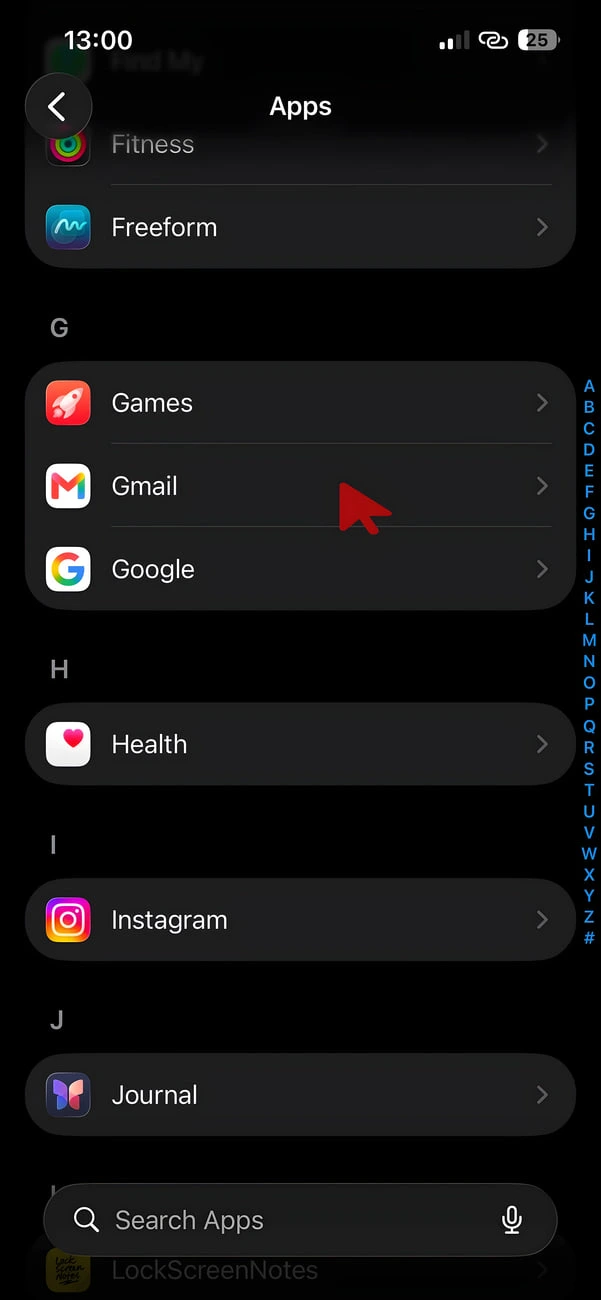 روش فارسی کردن جیمیل در آیفون (iOS)