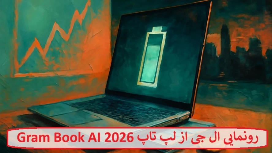 رونمایی ال جی از لپ تاپ Gram Book AI 2026