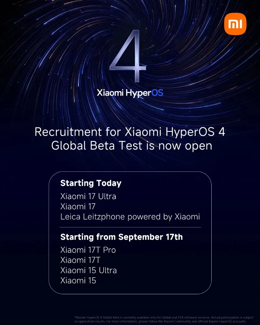 لیست گوشی های دریافتی نسخه بتای HyperOS 4 شیائومی لیست گوشی های دریافتی نسخه بتای HyperOS 4 شیائومی