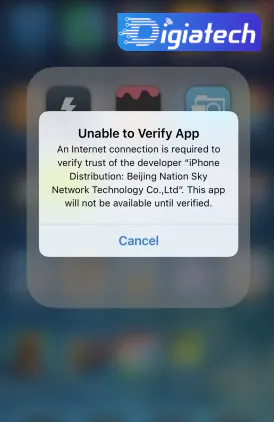 دلیل بروز خطای Unable to Verify App در آیفون