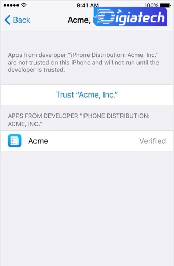 دلیل بروز خطای Unable to Verify App در آیفون